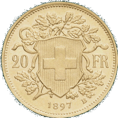 20 francs croix suisse