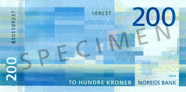 200 Couronnes Norvègiennes 200 Couronnes-norvégiennes