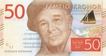 Les billets de la couronne-suedoise