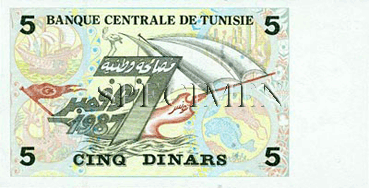 5 Dinars-Tunisiens