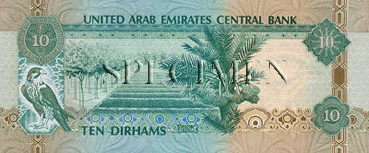 10 Dirhams-Emiratis