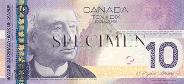 10 Dollars Canadiens Face
