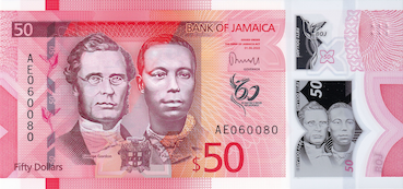 Les billets du dollar jamaicain