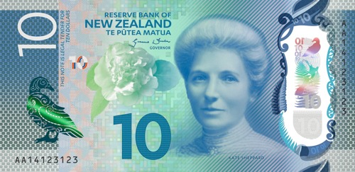10 Dollars-Néo-zélandais Face 10 Dollar-NÉo-Zélandais Face