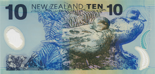 10 Dollars-Néo-zélandais Face 10 Dollar-NÉo-Zélandais Face