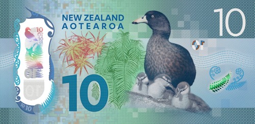 10 Dollars-Néo-zélandais Face 10 Dollar-NÉo-Zélandais Face
