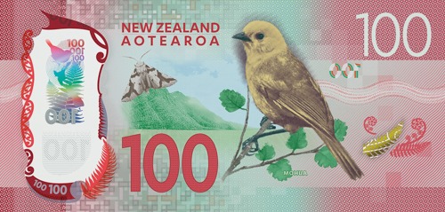 100 Dollars-Néo-zélandais Face 100 Dollar-NÉo-Zélandais Face