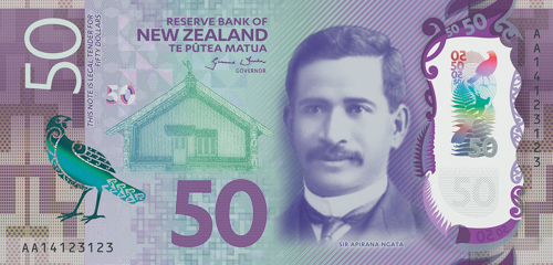 50 Dollars-Néo-zélandais Face 50 Dollar-NÉo-Zélandais Face