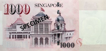 1000 dollar-singapourien (dollar SGD)