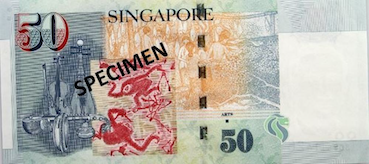 50 dollar-singapourien (dollar SGD)