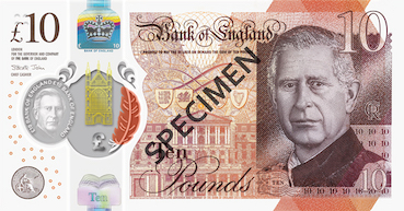 10 livres sterling Anglaise Face 10 livres-sterling anglaise Face