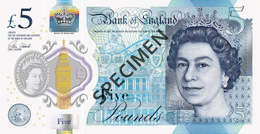Les billets de la livre sterling anglaise