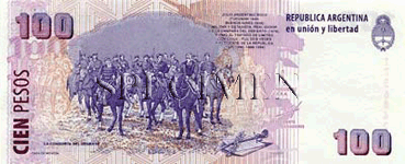 100 Pesos-Argentins