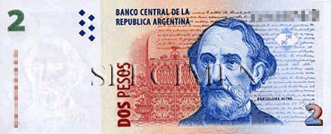 2 Pesos-Argentins Face