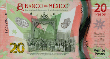 Les billets du peso mexicain