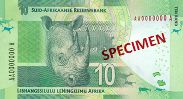 10 Rands-Sud-Africains Face 10 Rands-Sud-Africains Face