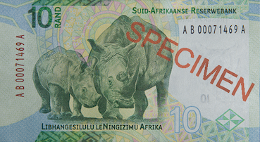 10 Rands-Sud-Africains Face 10 Rands-Sud-Africains Face