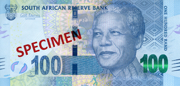 100 Rands-Sud-Africains Face 100 Rands-Sud-Africains Face