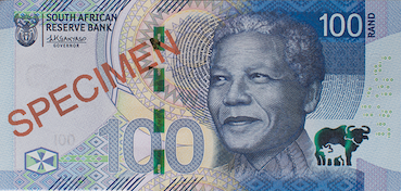 100 Rands-Sud-Africains Face 100 Rands-Sud-Africains Face