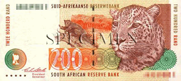 200 Rands-Sud-Africains Face