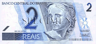 2 Reals-Brésiliens Face