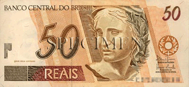 50 Reals-Brésiliens Face