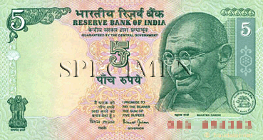 Les billets de la roupie indienne